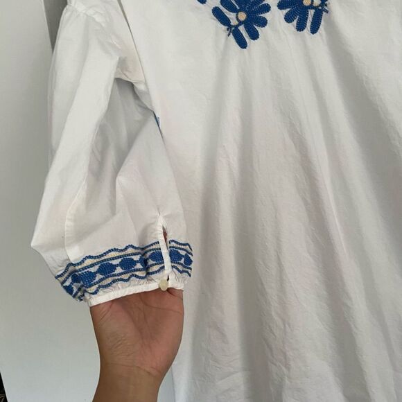 Madewell blue and white mini dress - Picture 8 of 10